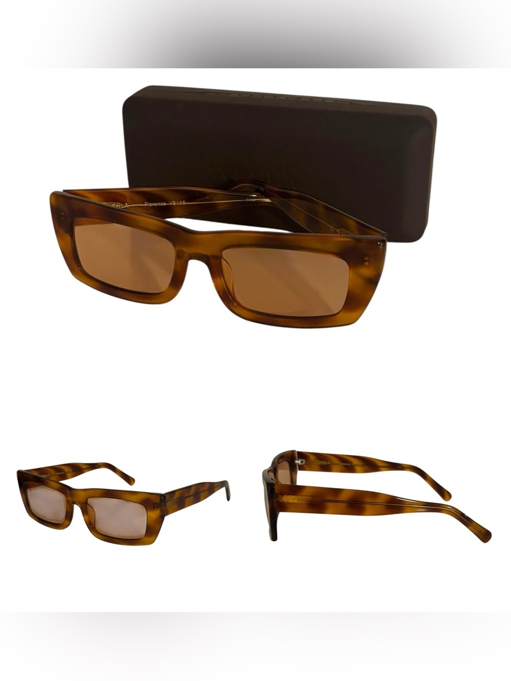 Vehla Florence Honey Tort Cinnamon Sunglasses